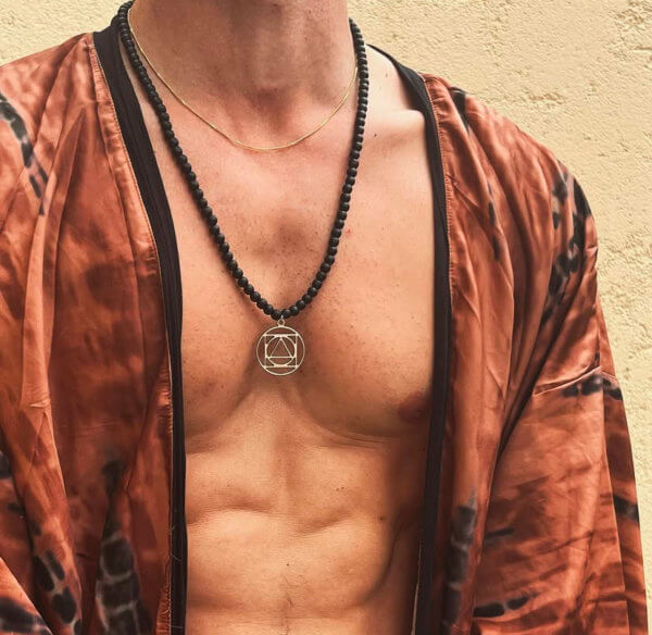 Collier Rakṣā Mala unisexe de taille moyenne